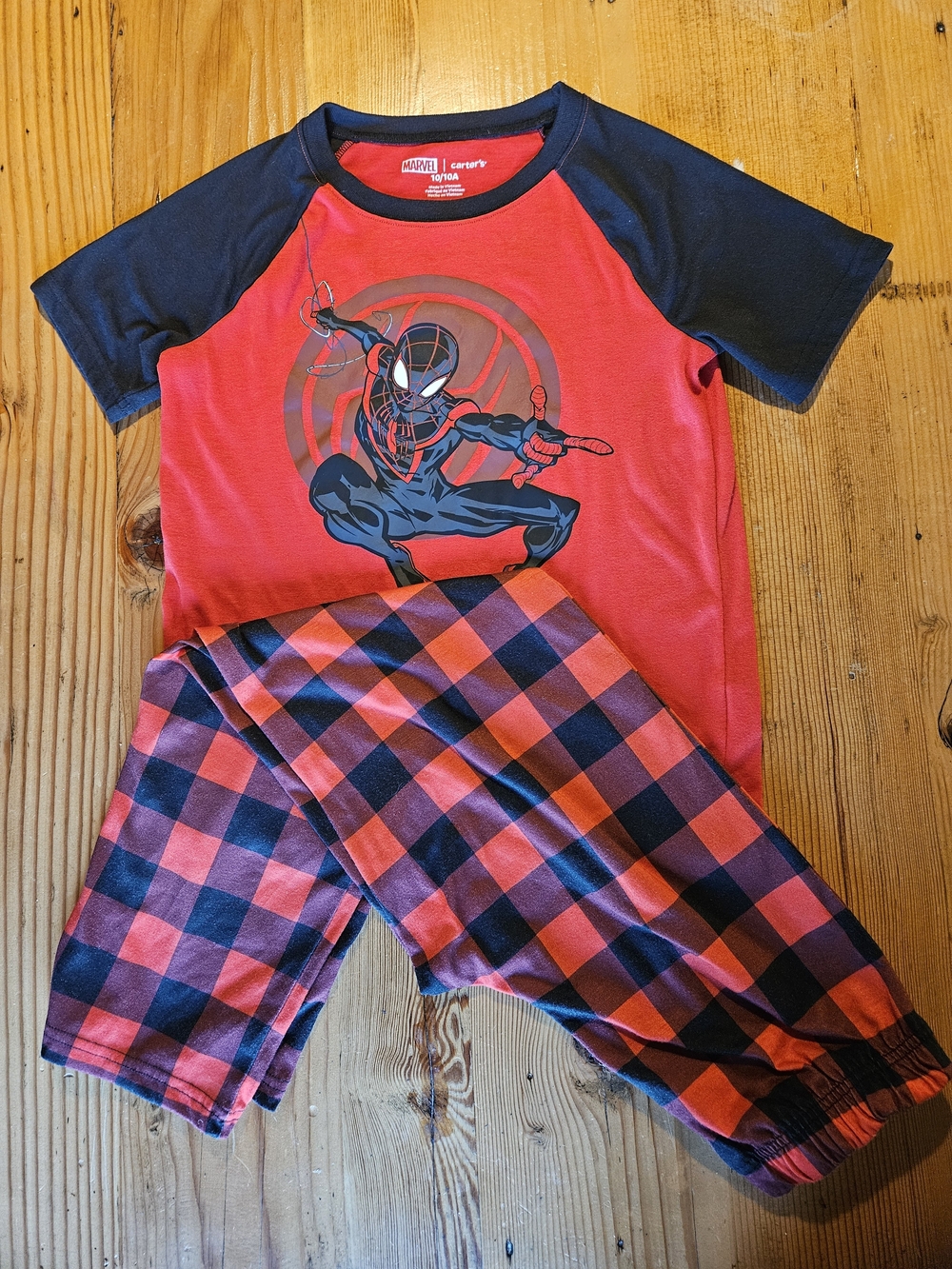 Carters Marvel Red Spider-Man Pajama Set